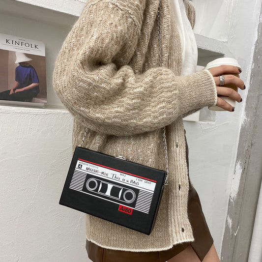  Black Crossbody Box Bag 